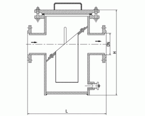 籃式過濾器2.5MPa結(jié)構(gòu)圖